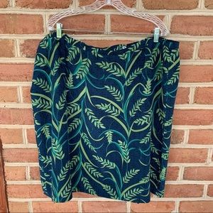 Maggie McNaughton floral midi skirt 22 W